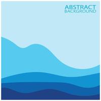 Abstract Water wave design background vector