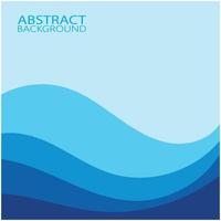 Abstract Water wave design background vector