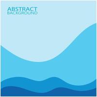 Abstract Water wave design background vector