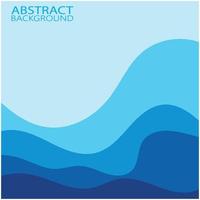 Abstract Water wave design background vector