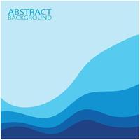 Abstract Water wave design background vector