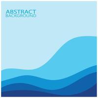 Abstract Water wave design background vector