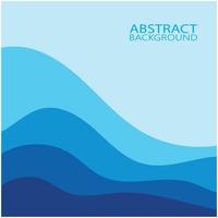 Abstract Water wave design background vector