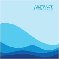 Abstract Water wave design background vector