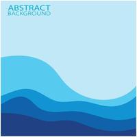 Abstract Water wave design background vector