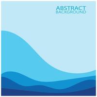 Abstract Water wave design background vector