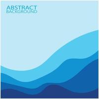 Abstract Water wave design background vector