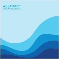 Abstract Water wave design background vector