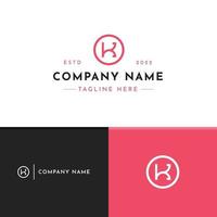 Letter K Logo Design vector