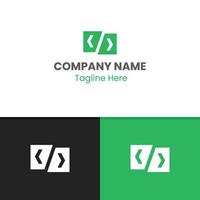 Coding Company Logo Design vector