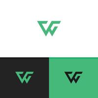 Letter W Icon Design vector