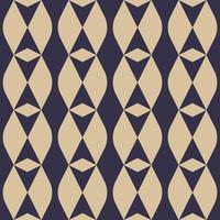 Contemporary blue and gold color simple ethnic shape seamless pattern background. Use for fabric, textile, interior decoration elements, wrapping. vector