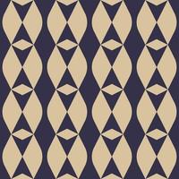 Contemporary blue and gold color simple ethnic shape seamless pattern background. Use for fabric, textile, interior decoration elements, wrapping. vector