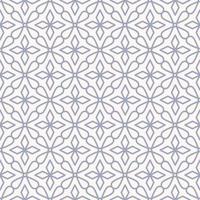 forma floral geométrica simple de color azul claro. fondo de patrón sin costuras étnico peranakan. uso para telas, textiles, elementos de decoración de interiores, tapicería, envoltura. vector