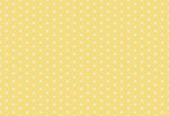 Asanoha Japanese traditional seamless pattern with yellow gold color background. Use for fabric, textile, cover, wrapping, decoration elements.
