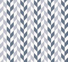 Modern herringbone chevron pattern from small line shape with blue color seamless background. Use for fabric, textile, cover, wrapping, decoration elements. vector
