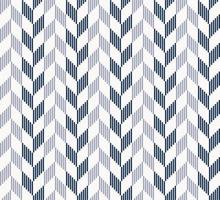 Modern herringbone chevron pattern from small line shape with blue color seamless background. Use for fabric, textile, cover, wrapping, decoration elements. vector