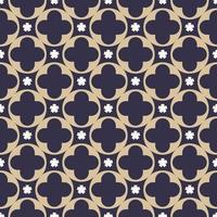 Contemporary color geometric circle round shape seamless background. Simple peranakan pattern design. Use for fabric, textile, interior decoration elements, upholstery, wrapping. vector