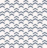 patrón sin costuras de chevron azul geométrico sobre fondo de color blanco. uso para telas, textiles, elementos de decoración de interiores, tapicería, envoltura. vector