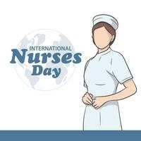 nurses day vector
