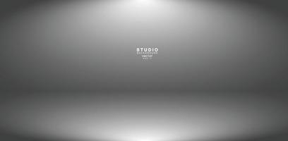 Empty white grey gradient studio room background. backdrop light interior with copyspace for your creative project, Vector illustration EPS 10