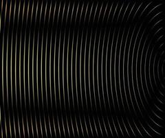 Gold luxurious circle pattern with golden wave lines over. Abstract background, vector illustration