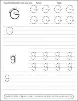 Alphabet Handwriting practice Worksheet. Alphabet activity for pre schoolers and kindergarten. English activity for kids vector