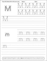 Alphabet Handwriting practice Worksheet. Alphabet activity for pre schoolers and kindergarten. English activity for kids vector