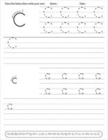 Alphabet Handwriting practice Worksheet. Alphabet activity for pre schoolers and kindergarten. English activity for kids vector