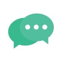 chat bubble Vector icon which is suitable for commercial work and easily modify or edit it