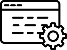 Browser setting Isolated Vector icon which can easily modify or edit