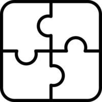 Puzzle Isolated Vector icon which can easily modify or edit