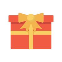 icono de vector de caja de regalo que es adecuado para el trabajo comercial y modificarlo o editarlo fácilmente