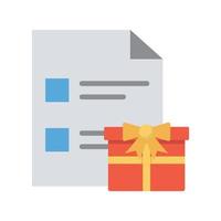 Gift File Vector icon which is suitable for commercial work and easily modify or edit it