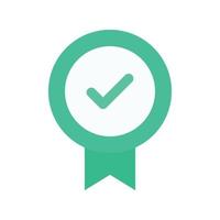 Approved Badge Vector icon which is suitable for commercial work and easily modify or edit it