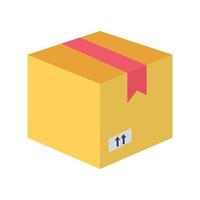 Delivery box Vector icon which is suitable for commercial work and easily modify or edit it