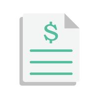 Budget File Vector icon which is suitable for commercial work and easily modify or edit it