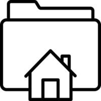 Home folder Isolated Vector icon which can easily modify or edit