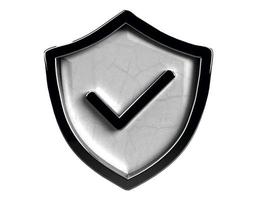protection sign shield 3d