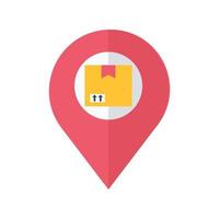 delivery location Vector icon which is suitable for commercial work and easily modify or edit it