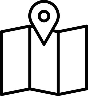 Map Location Isolated Vector icon which can easily modify or edit