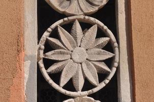 Ancient mask in Venice, Italy photo