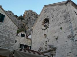 View of the city of Omis photo