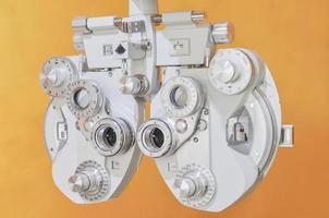 Professional optometrist diopter tool in an optician laboratory photo