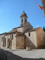 Collegiata church in San Quirico D Orcia photo