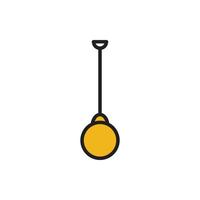 light for website graphic resource, presentation, symbol vector