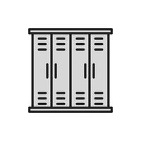locker for website graphic resource, presentation, symbol vector
