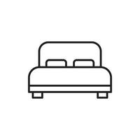 bed for website graphic resource, presentation, symbol vector