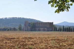 St Galgano abbey ruins in Chiusdino photo