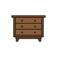 cupboard wardrobe for website graphic resource, presentation, symbol vector